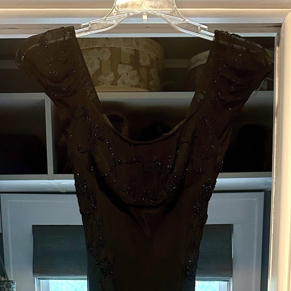 Newport News Black Beaded Dress